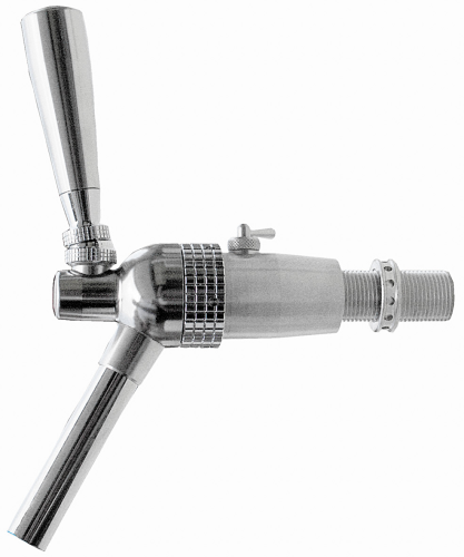 Edelstahl-Kompensatorzapfhahn Modell „TURBO“ für 10 o.15 mm Leitungen - CMB